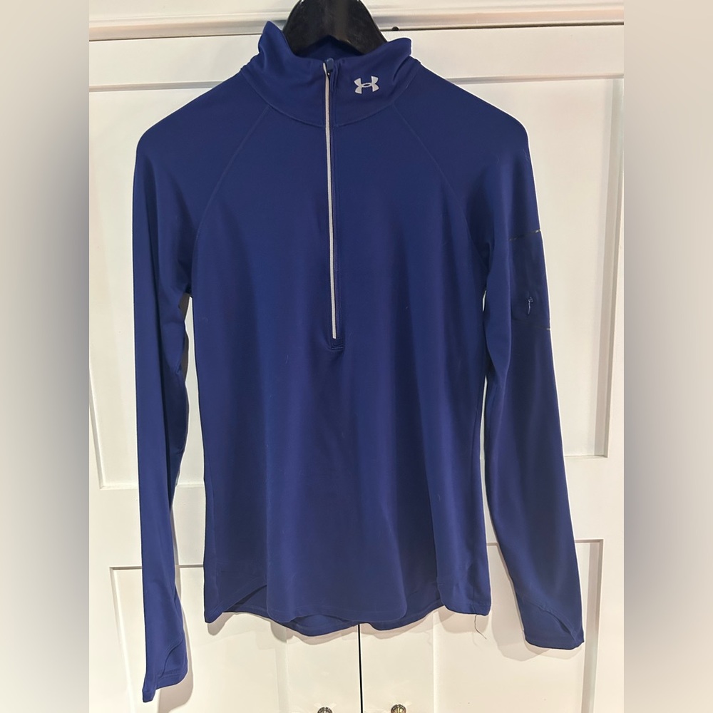 Under Armour Blue Quarter-Zip Pullover